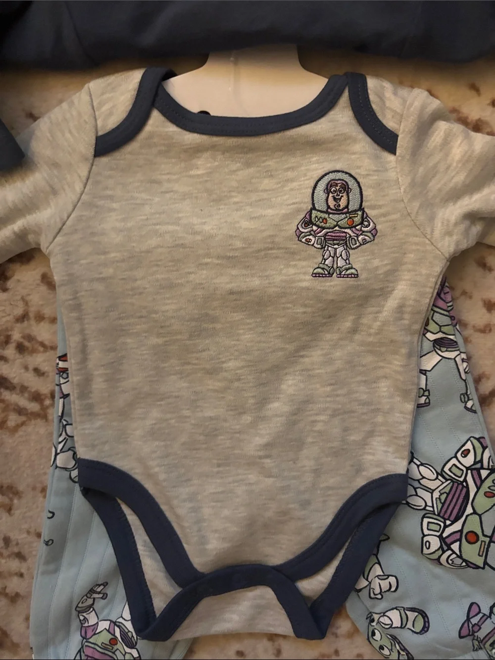 Disney Baby Buzz Lightyear 3-Piece Set - Light Blue, Navy